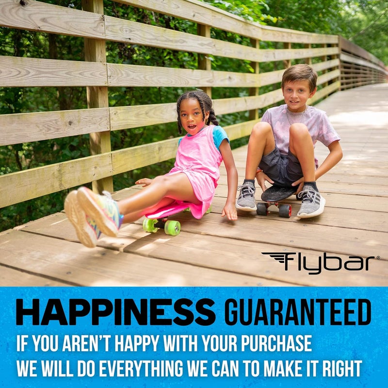 Flybar 22 Inch Kids Skateboard – Mini Cruiser Skateboards for Kids Ages 6-12, Outdoor Toys, Lightweight, Durable, Non-Slip Deck, ABEC-7 Bearings, Holds up to 175 lbs - Image 5